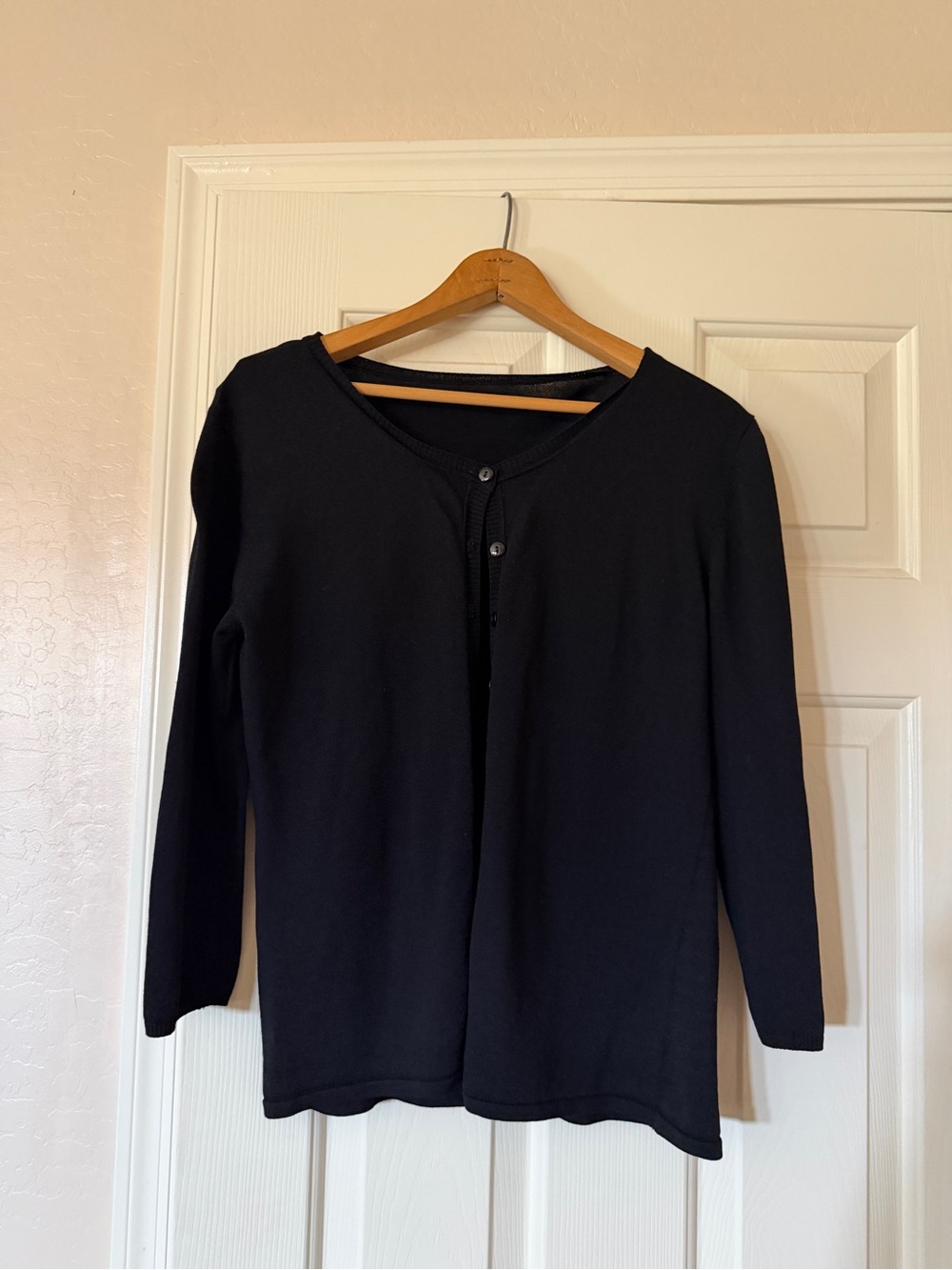 Women's Black Button Up Cardigan